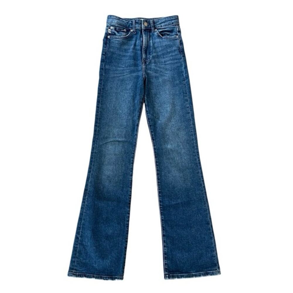 Lovers and Friends Greyson Ultra High Rise Slim Boot Jeans Size 24 Sustainable